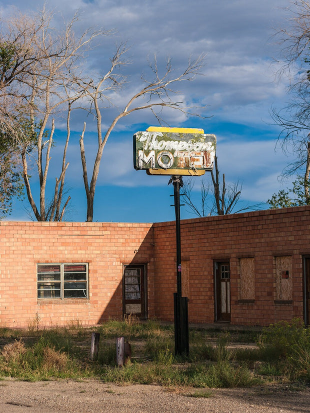 Vintage Motel Sign Photography Print, Southwest Desert, Americana Wall Art, Utah