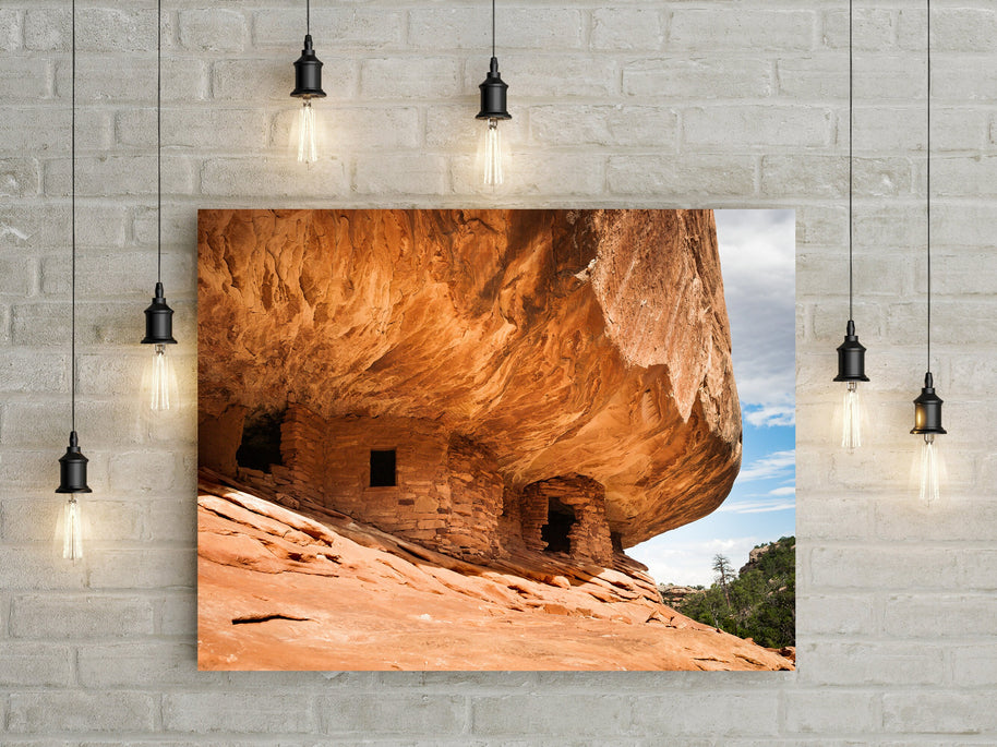 Cliff House Photography Print, Native American Decor, Southwest Wall Art, Anasazi, Navajo Ute Archeology