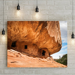 Cliff House Photography Print, Native American Decor, Southwest Wall Art, Anasazi, Navajo Ute Archeology