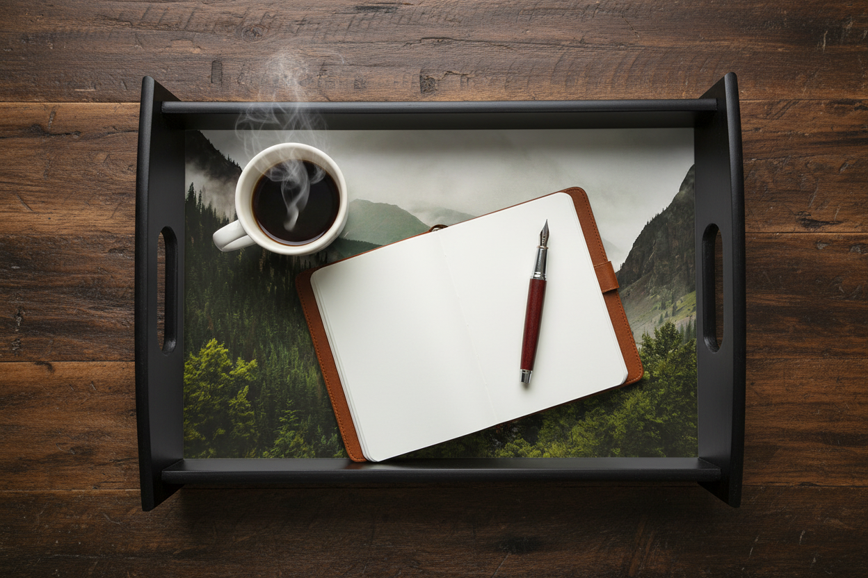 Espresso Tray Coffee Flat Lay