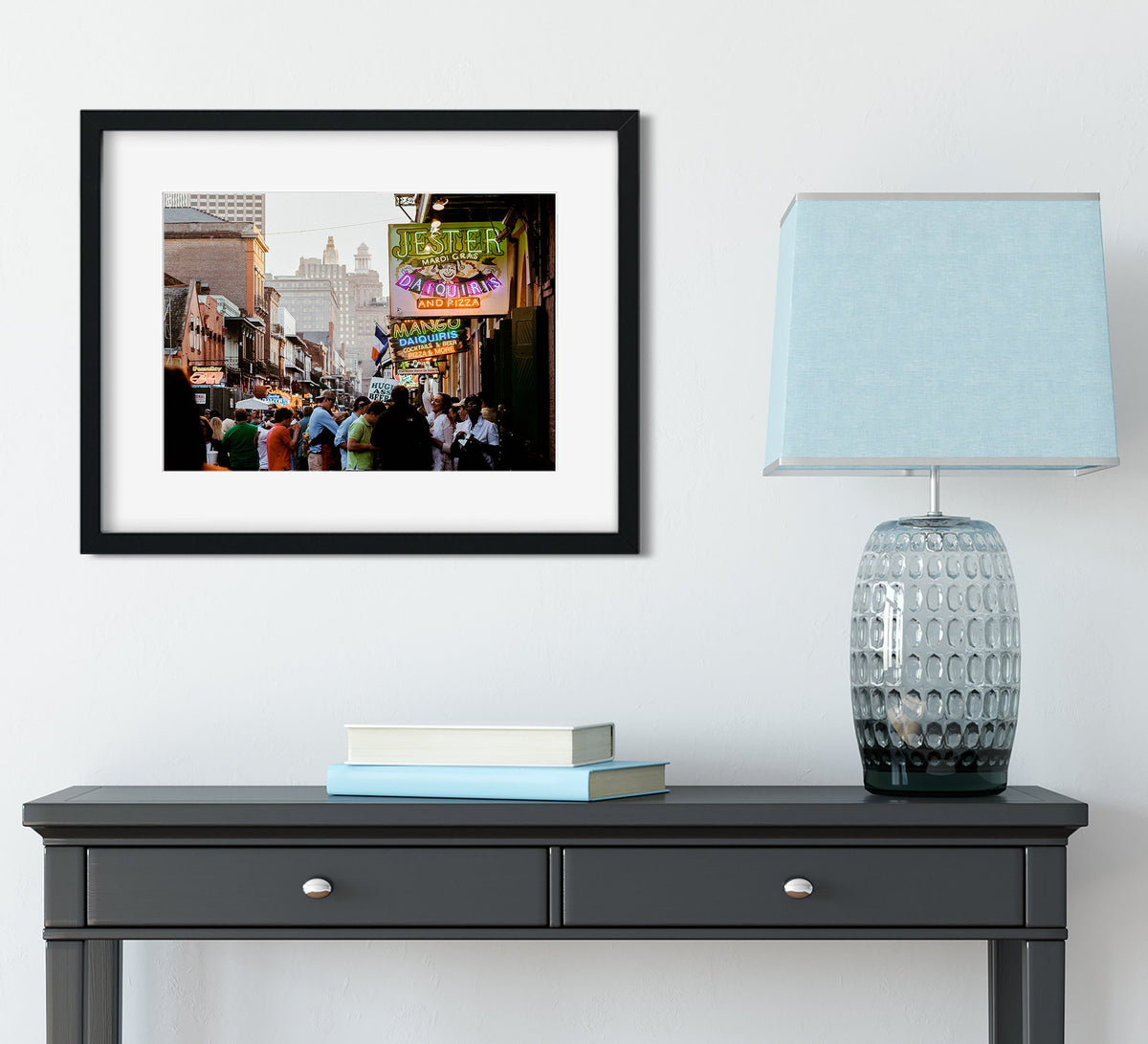 Bourbon Street New Orleans Photo Print, French Quarter Wall Art