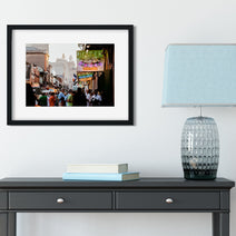 Bourbon Street New Orleans Photo Print, French Quarter Wall Art