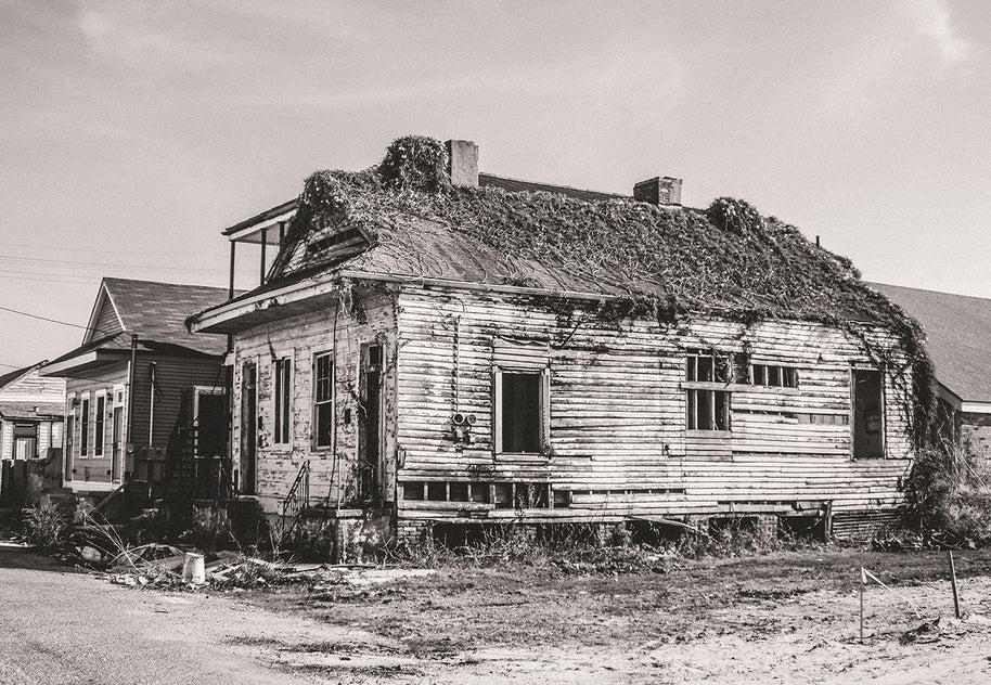 New Orleans House Photo Print, Abandoned Home, NoLa