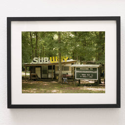 Louisiana Photography Print, Brasseauxville Sign, Cajun Decor