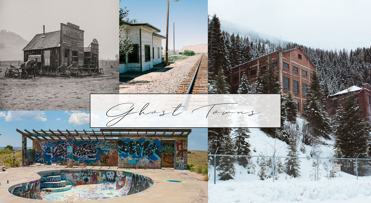 Ghost town photography from Arizona, Washington, Idaho, Utah and more