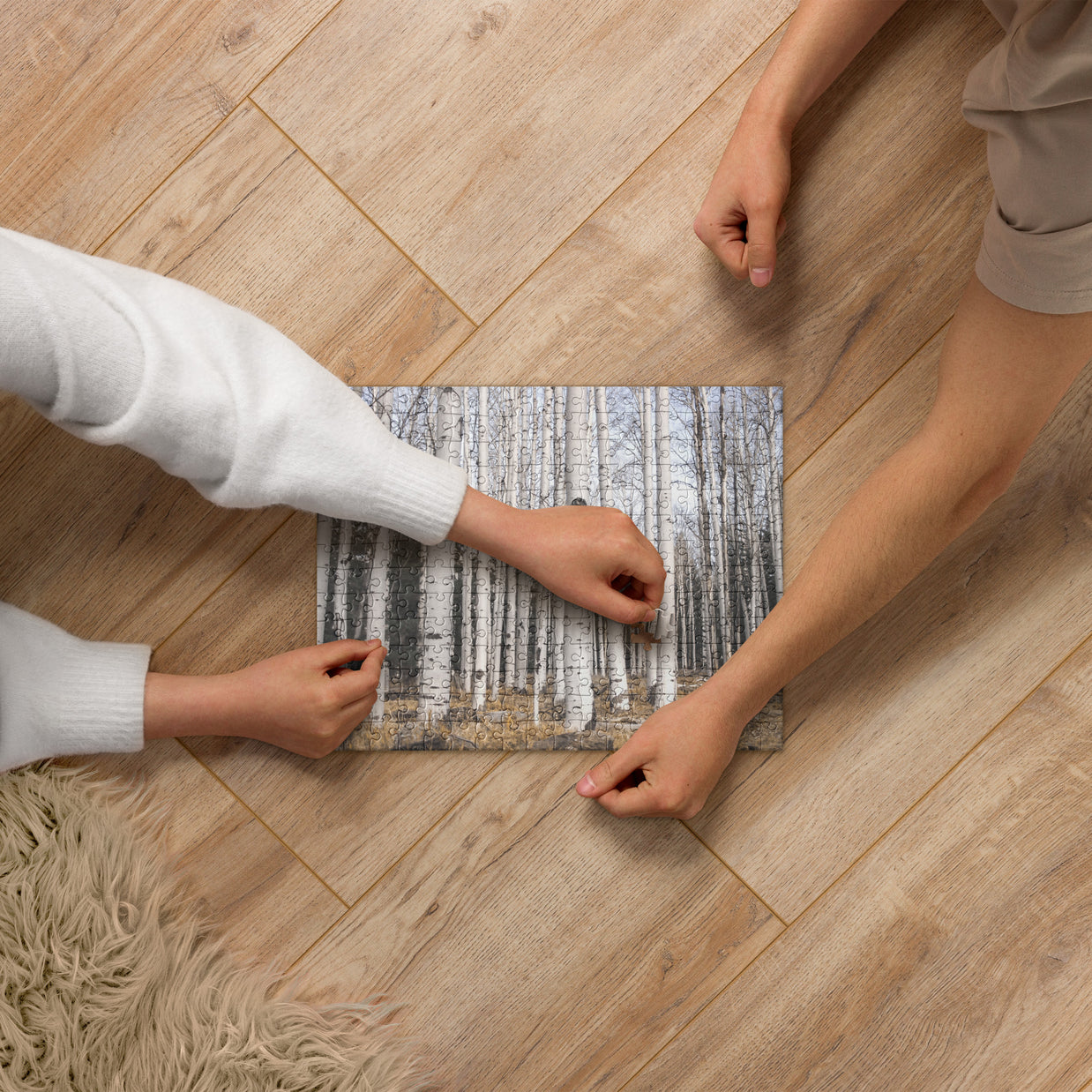 Aspen Trees Colorado Jigsaw puzzle - 252 pieces