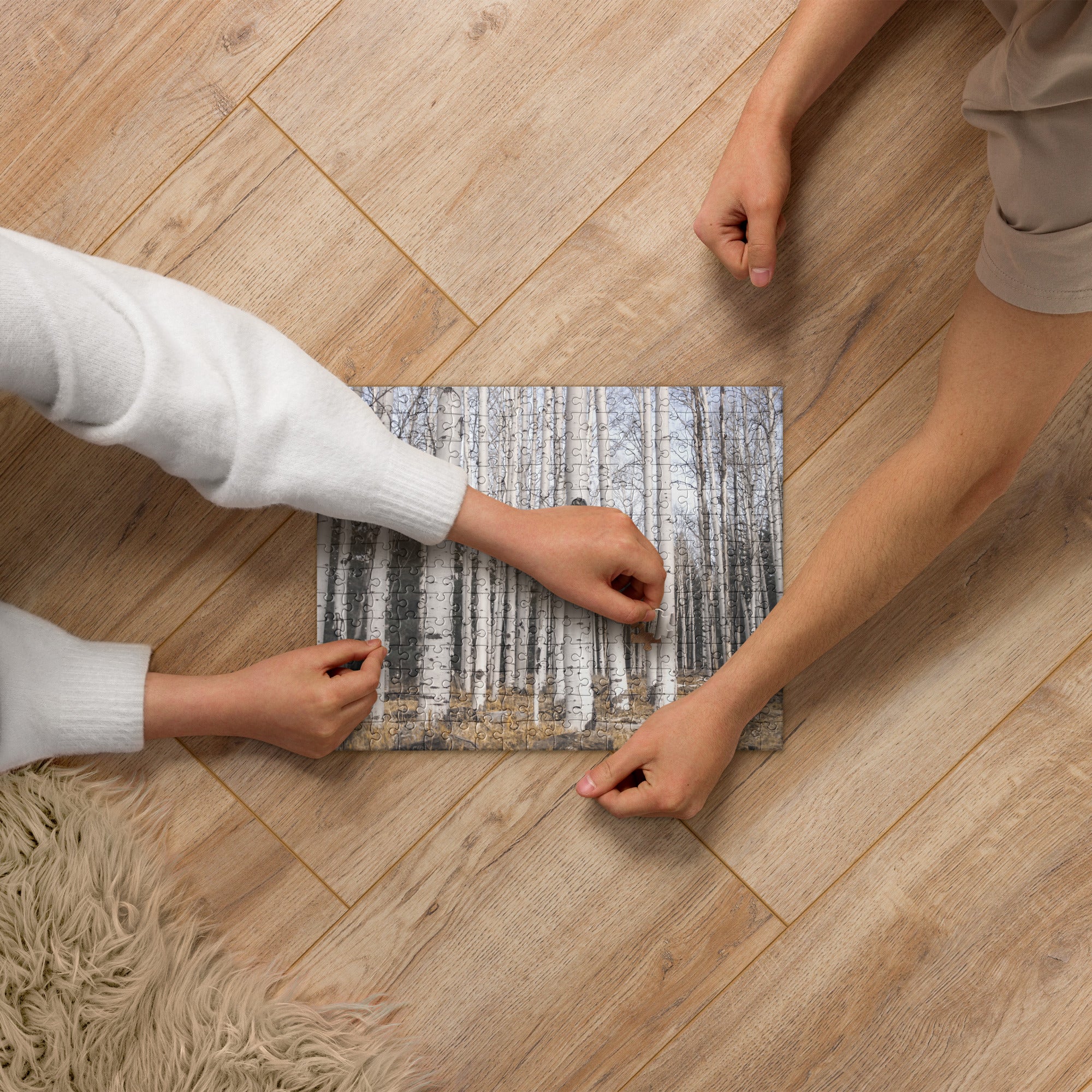Aspen Trees Colorado Jigsaw puzzle - 252 pieces