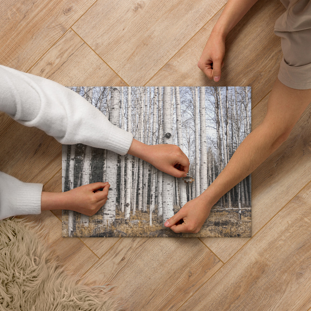Aspen Trees Colorado Jigsaw puzzle - 520 pieces