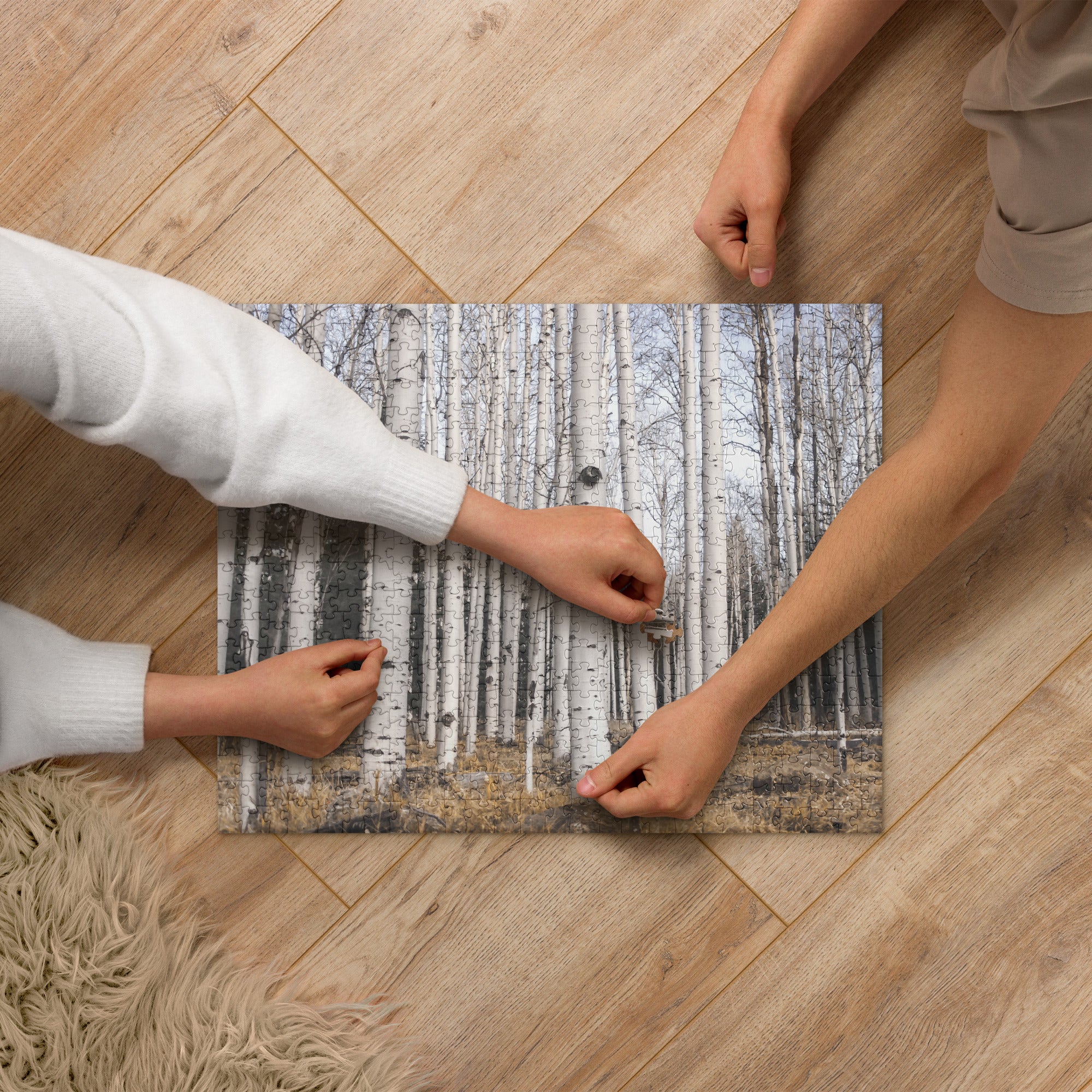 Aspen Trees Colorado Jigsaw puzzle - 520 pieces