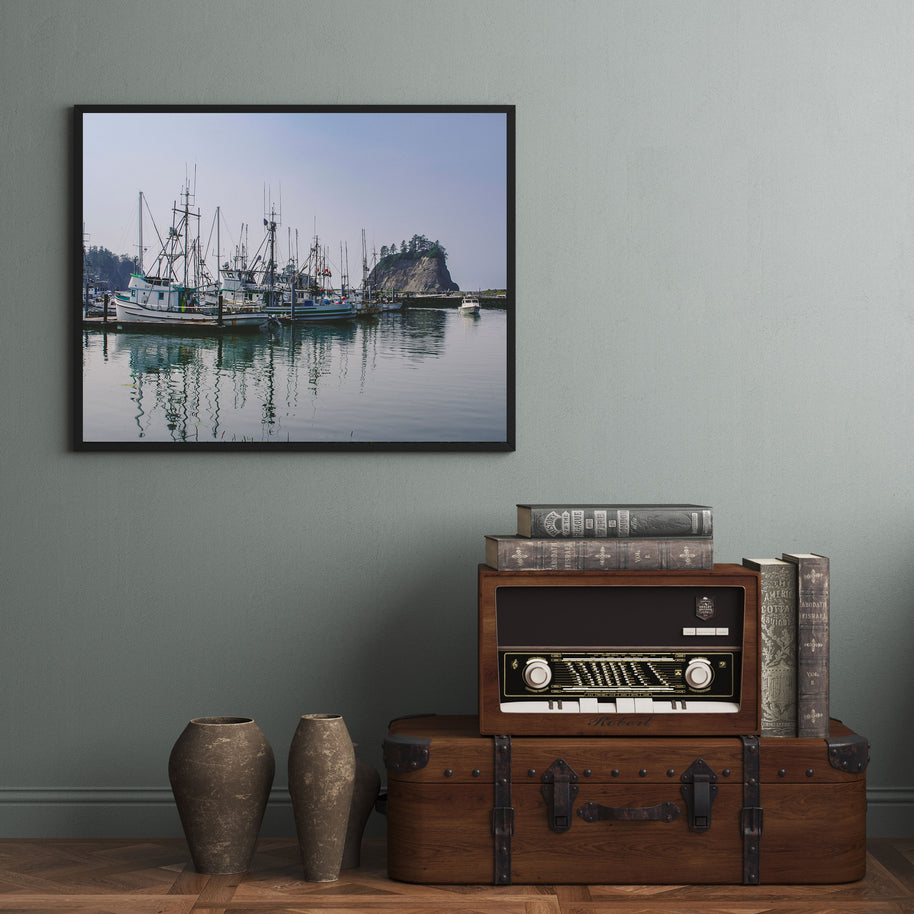 La Push Marina Photography Print | Olympic National Forest