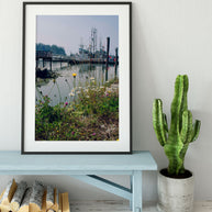 Wildflower Marina Photography Print | La Push Washington
