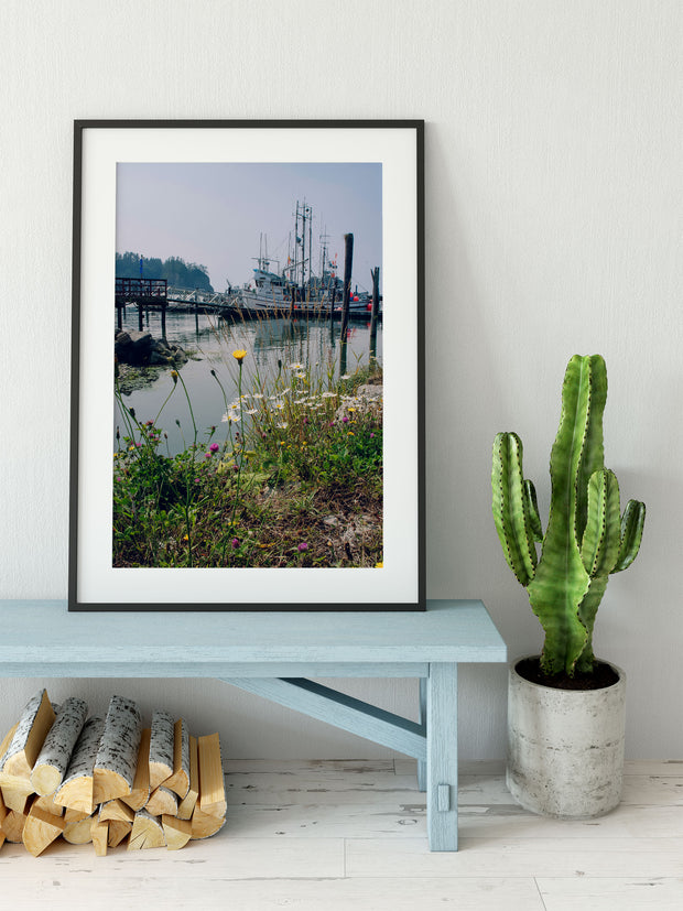 Wildflower Marina Photography Print | La Push Washington