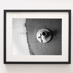 Light in the Dark, Black and White Minimalist Photographic Print