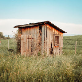 Montana Pump House, Rustic Photography Print