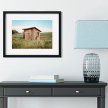 Montana Pump House, Rustic Photography Print