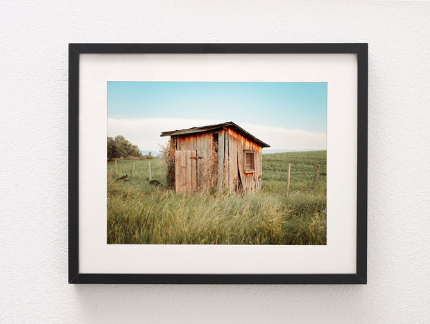 Montana Pump House, Rustic Photography Print