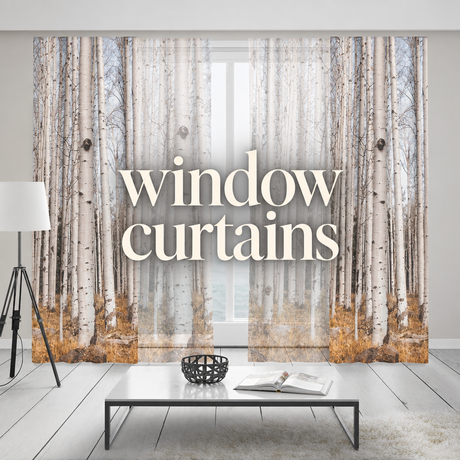 Square window curtains collection image