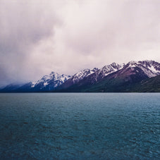 Blue Teton Lake, Atmospheric Photography Print or Canvas Wrap