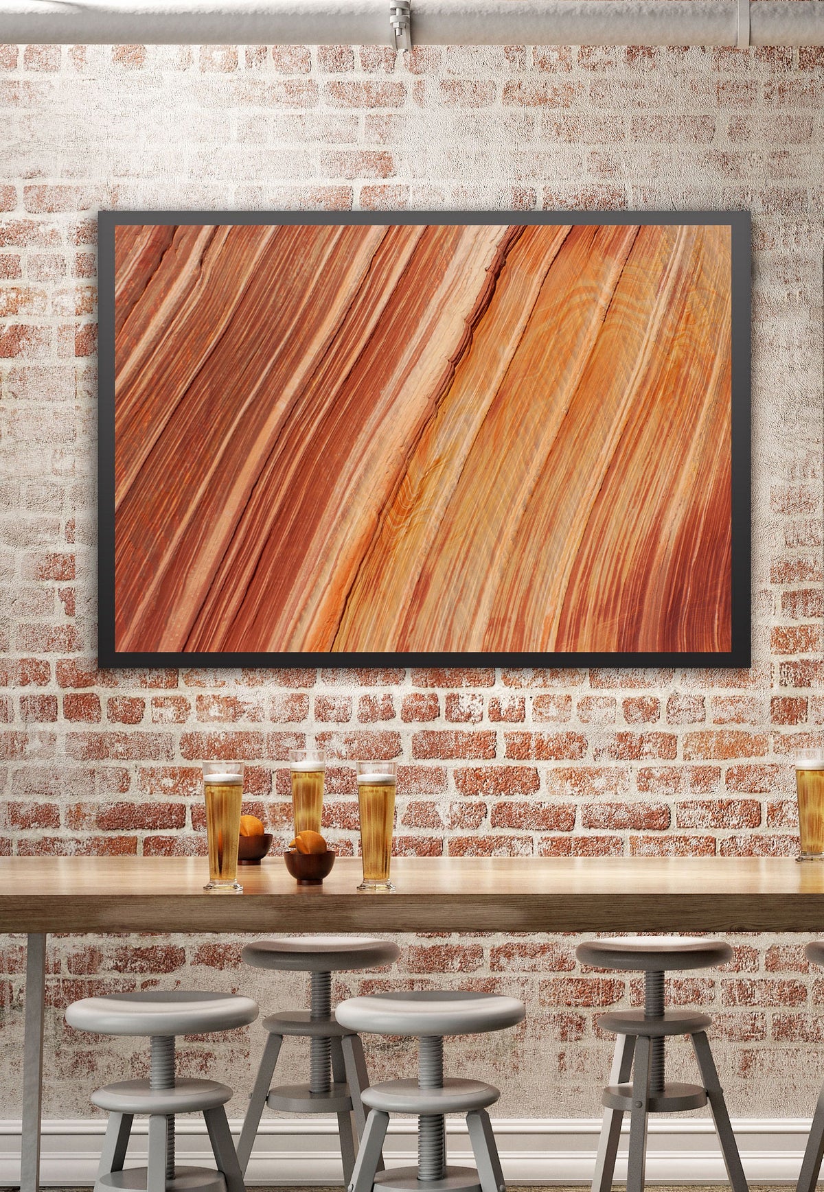 Orange Sandstone Canyon Wall Art | Arizona Fine Art Photography