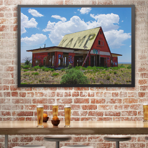 KAMP Barn - Two Guns Ghost Town, Arizona Photography Print