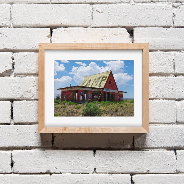 KAMP Barn - Two Guns Ghost Town, Arizona Photography Print