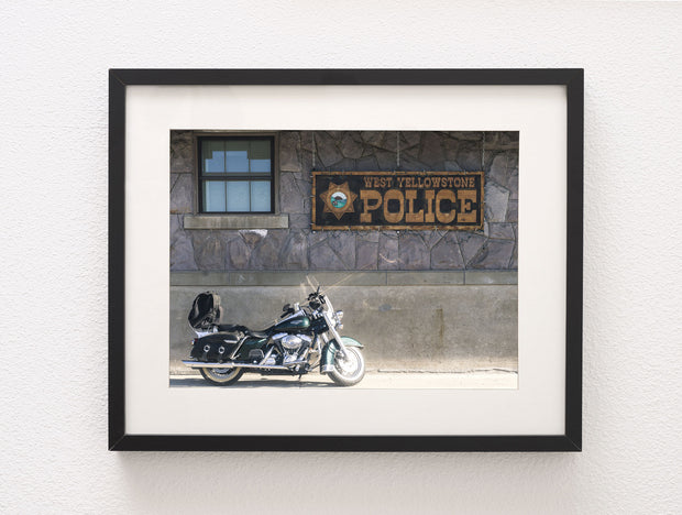 West Yellowstone Police Station Photography Print