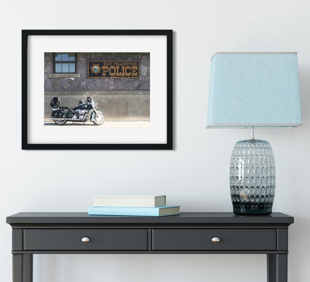 West Yellowstone Police Station Photography Print