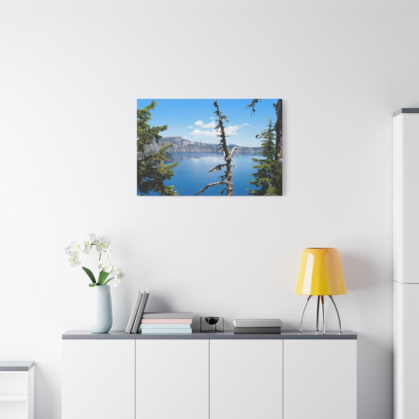 Crater Lake Oregon Matte Canvas Print - Ready to Hang Art
