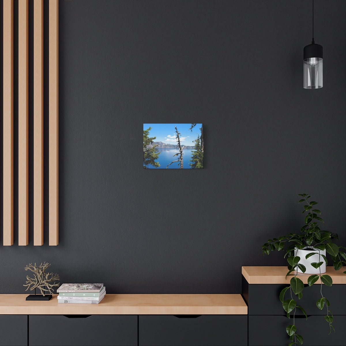 Crater Lake Oregon Matte Canvas Print - Ready to Hang Art
