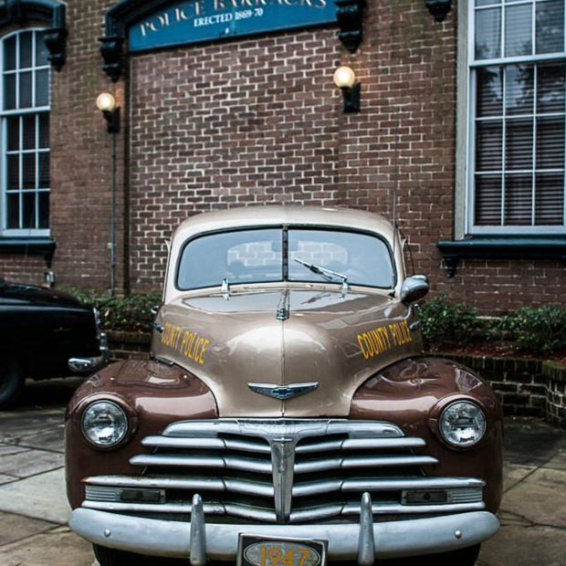 1947 Chevy Police Car, Savannah Georgia Fine Art Print Lost Kat Photography
