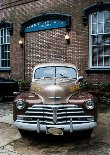 1947 Chevy Police Car, Savannah Georgia Fine Art Print Lost Kat Photography