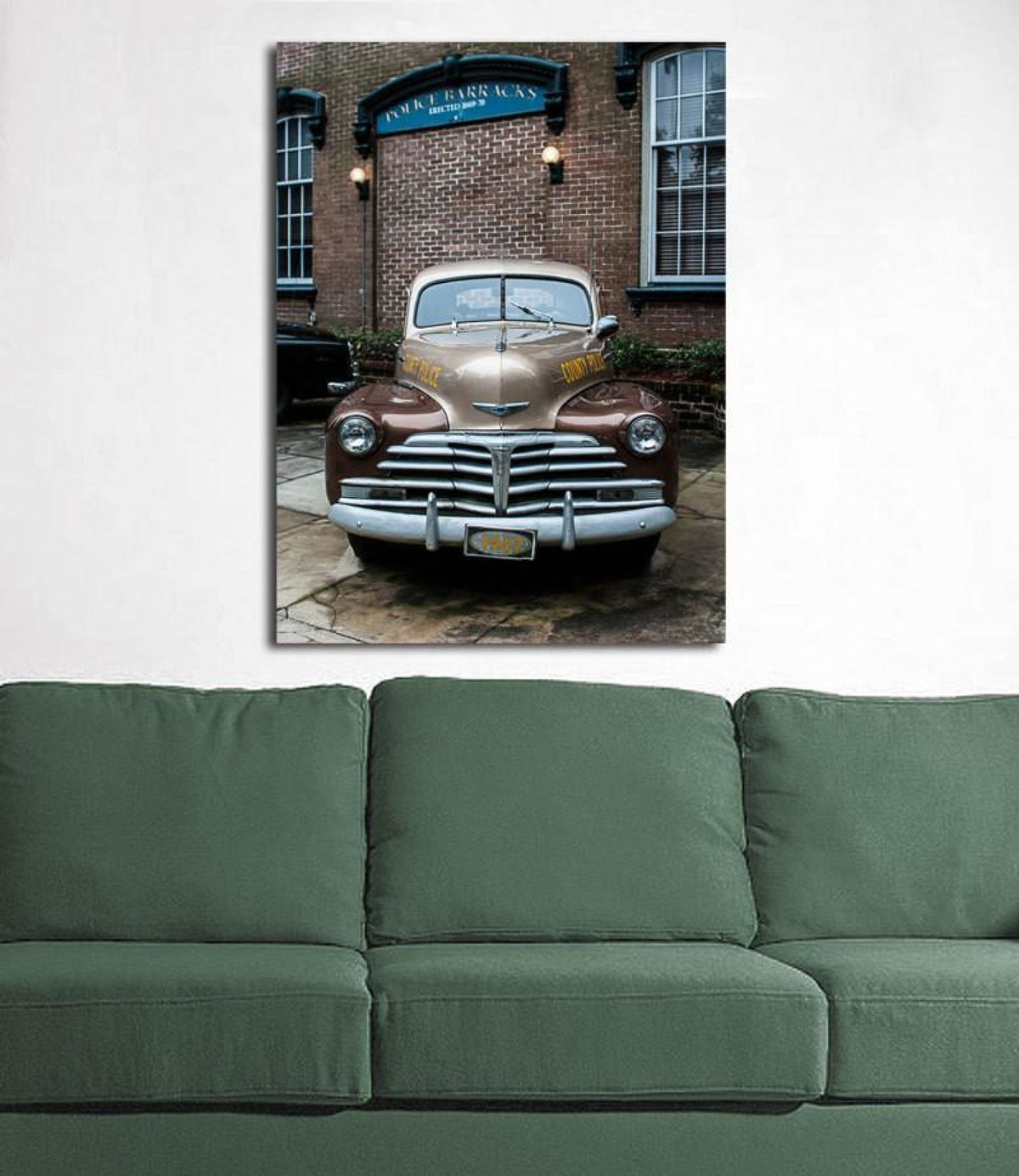 1947 Chevy Police Car, Savannah Georgia Fine Art Print Lost Kat Photography