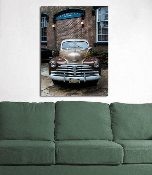 1947 Chevy Police Car, Savannah Georgia Fine Art Print Lost Kat Photography