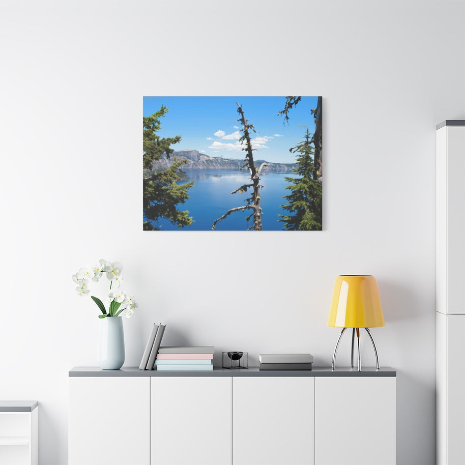 Crater Lake Oregon Matte Canvas Print - Ready to Hang Art