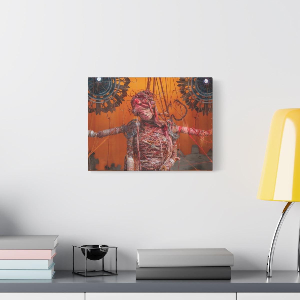 Steampunk Woman Matte Canvas Print - Ready to Hang Art