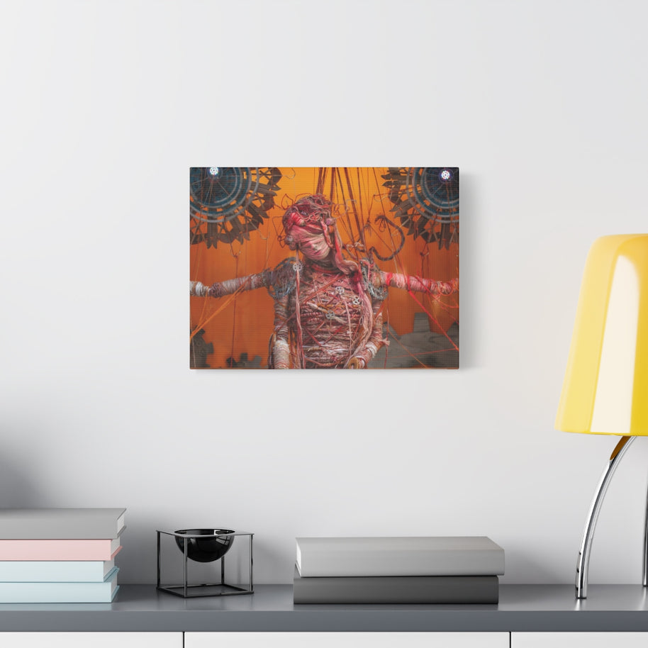 Steampunk Woman Matte Canvas Print - Ready to Hang Art