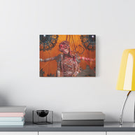 Steampunk Woman Matte Canvas Print - Ready to Hang Art