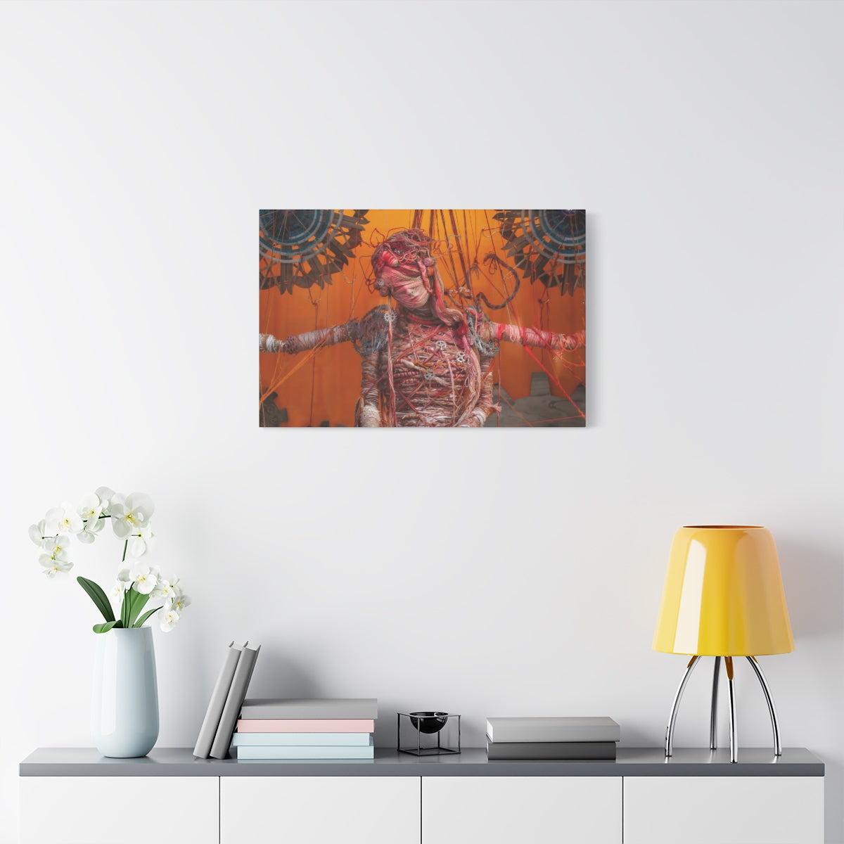 Steampunk Woman Matte Canvas Print - Ready to Hang Art