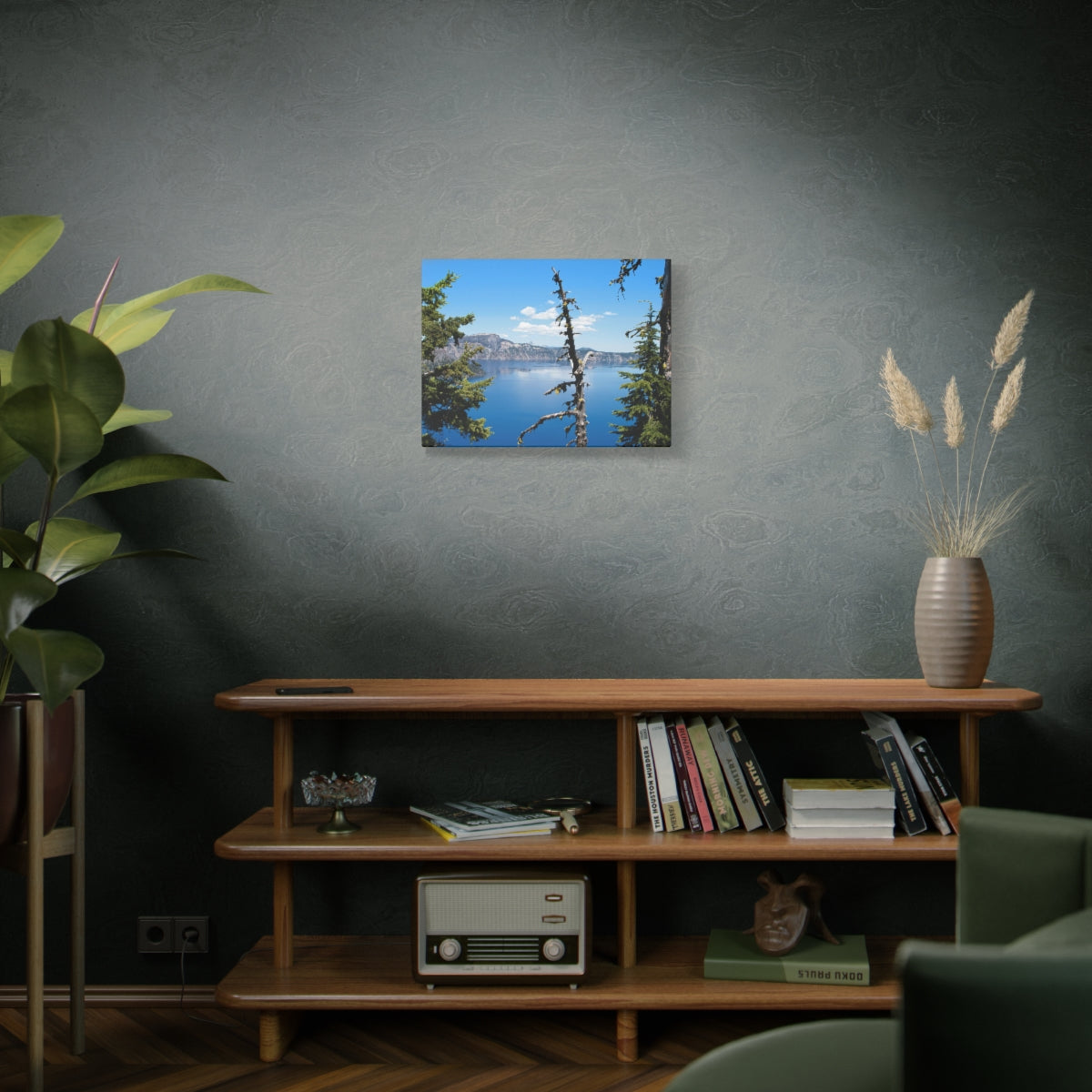 Crater Lake Oregon Matte Canvas Print - Ready to Hang Art