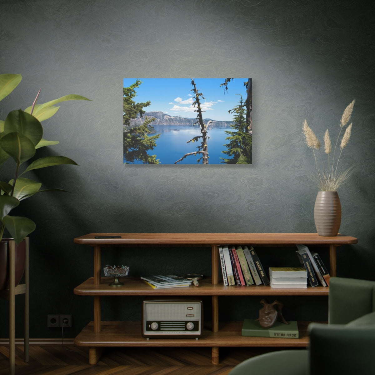 Crater Lake Oregon Matte Canvas Print - Ready to Hang Art