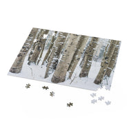 Winter Aspen Forest Jigsaw Puzzle 252 or 500 Piece -