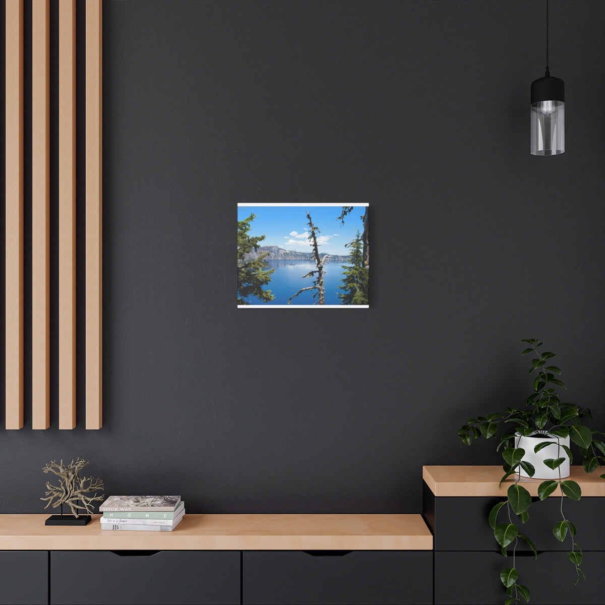 Crater Lake Oregon Matte Canvas Print - Ready to Hang Art
