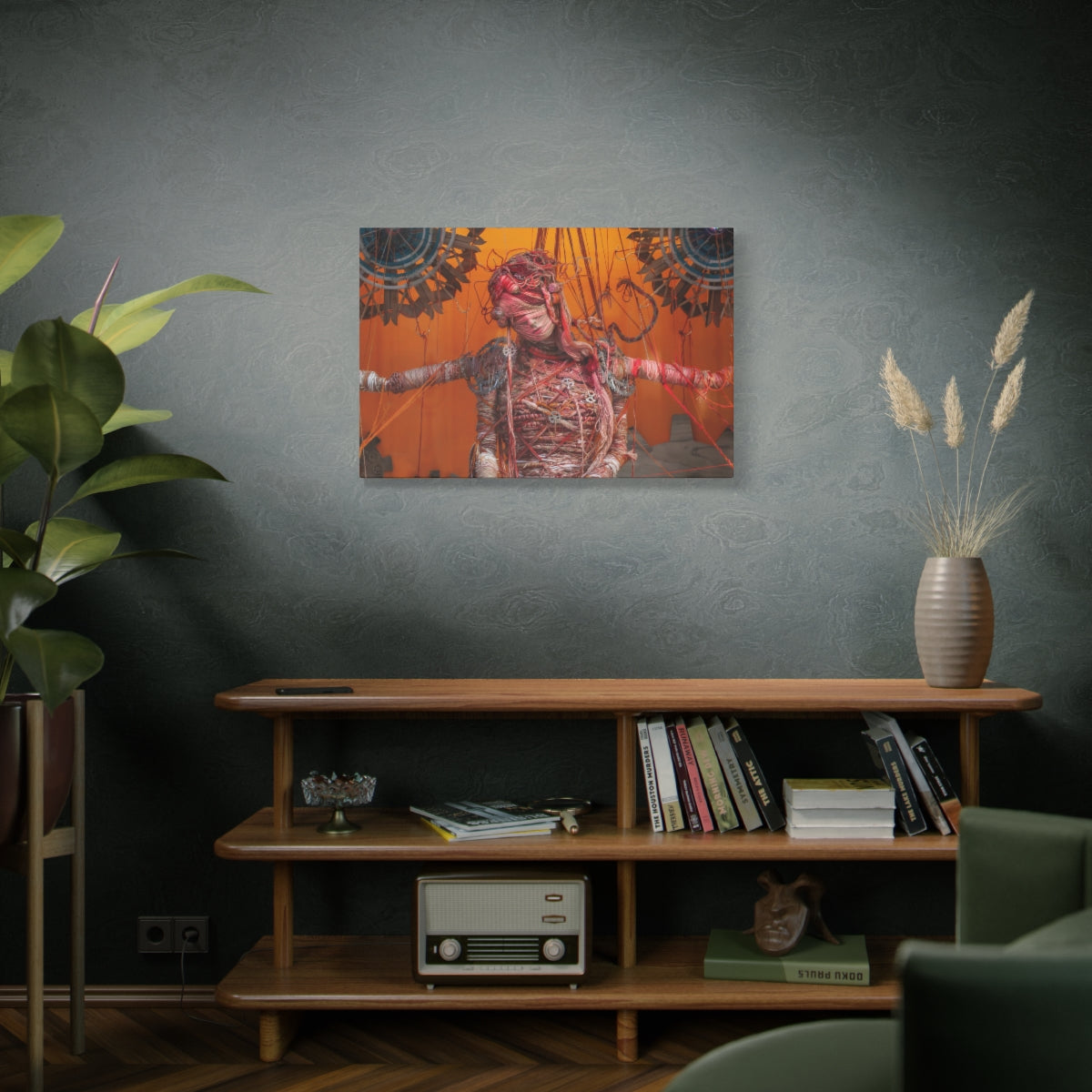 Steampunk Woman Matte Canvas Print - Ready to Hang Art