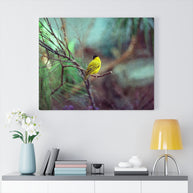 Yellow Bird Canvas Gallery Wraps Colorful Film Photography
