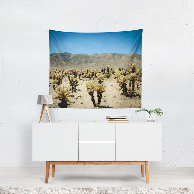 Bright Joshua Tree Microfiber Wall Tapestry