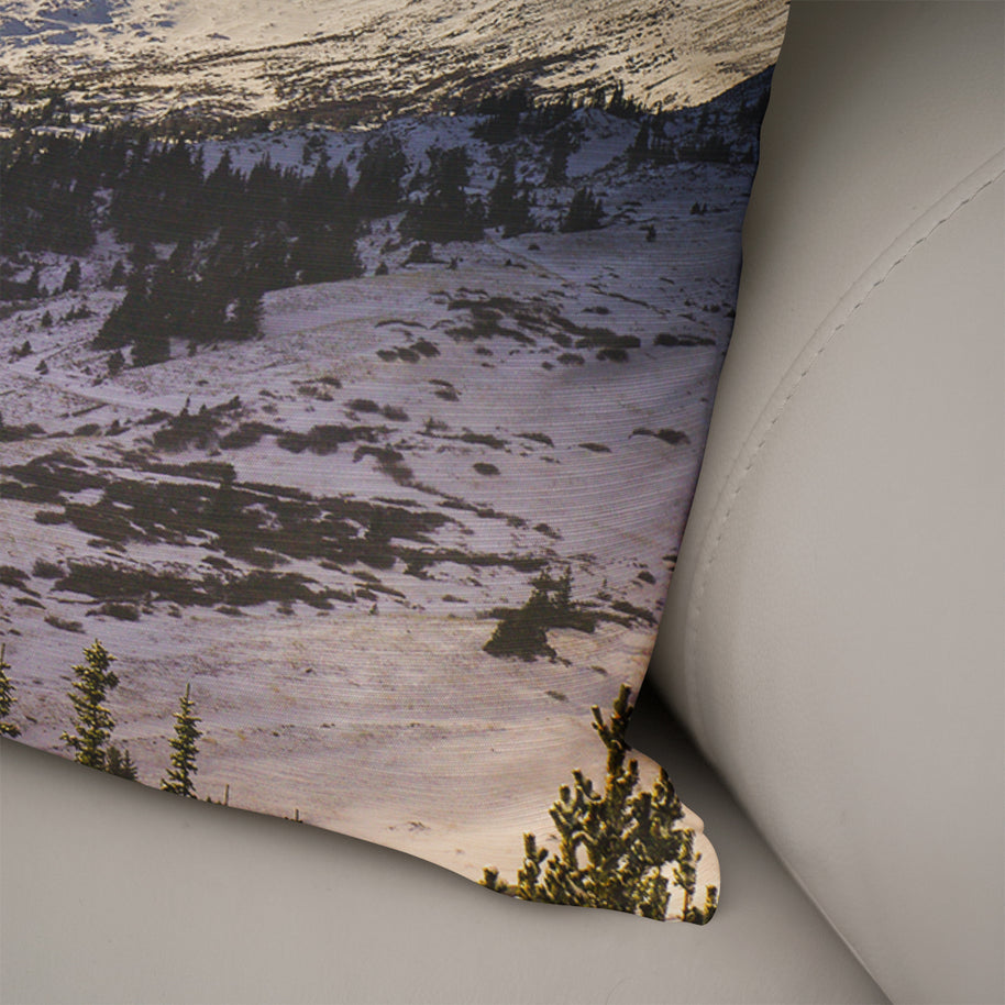 Shadow of the Mountain Decorative Throw Pillow Cover -