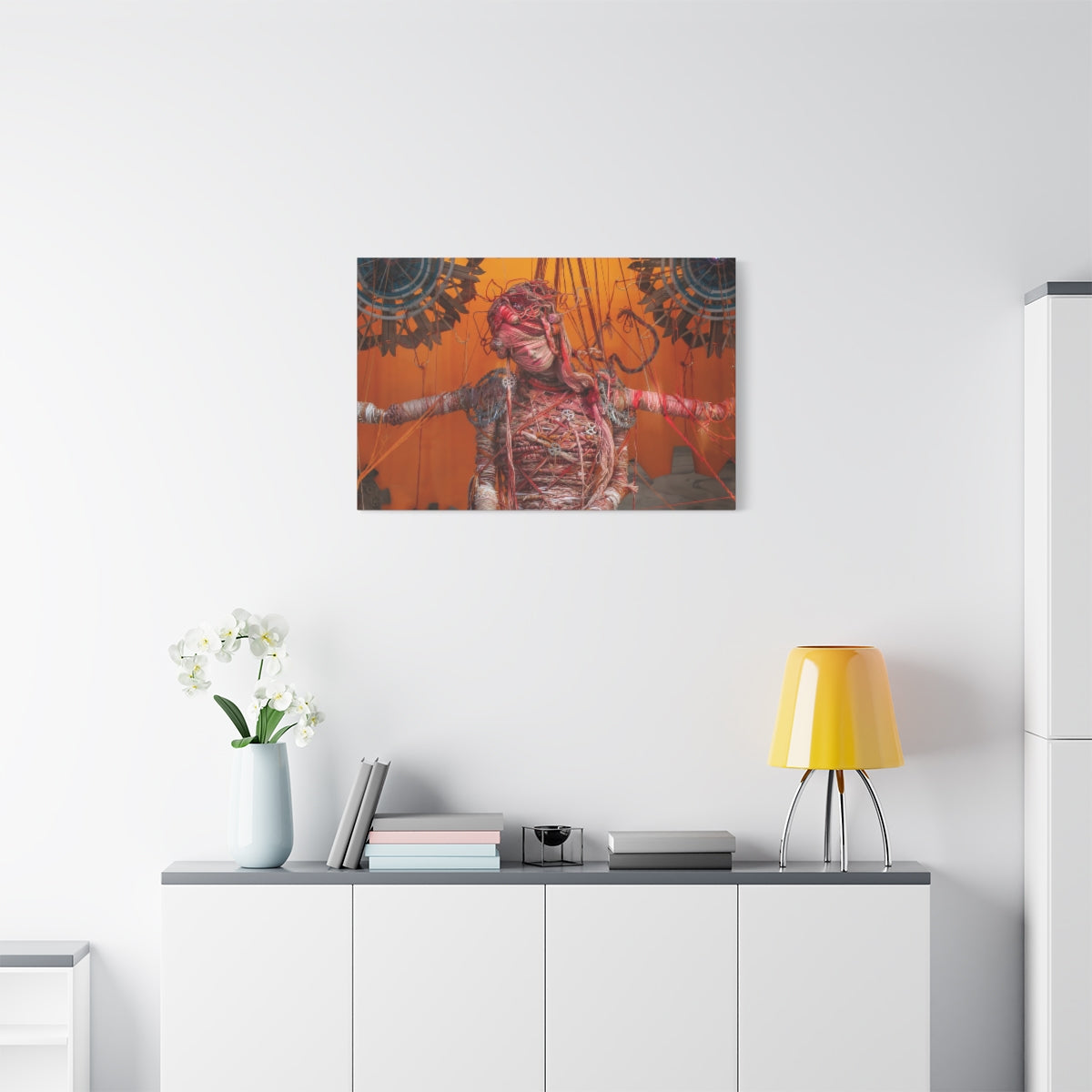 Steampunk Woman Matte Canvas Print - Ready to Hang Art