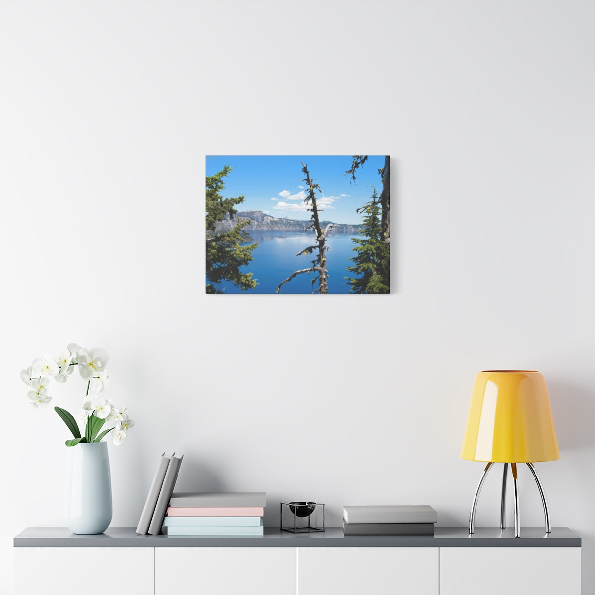 Crater Lake Oregon Matte Canvas Print - Ready to Hang Art