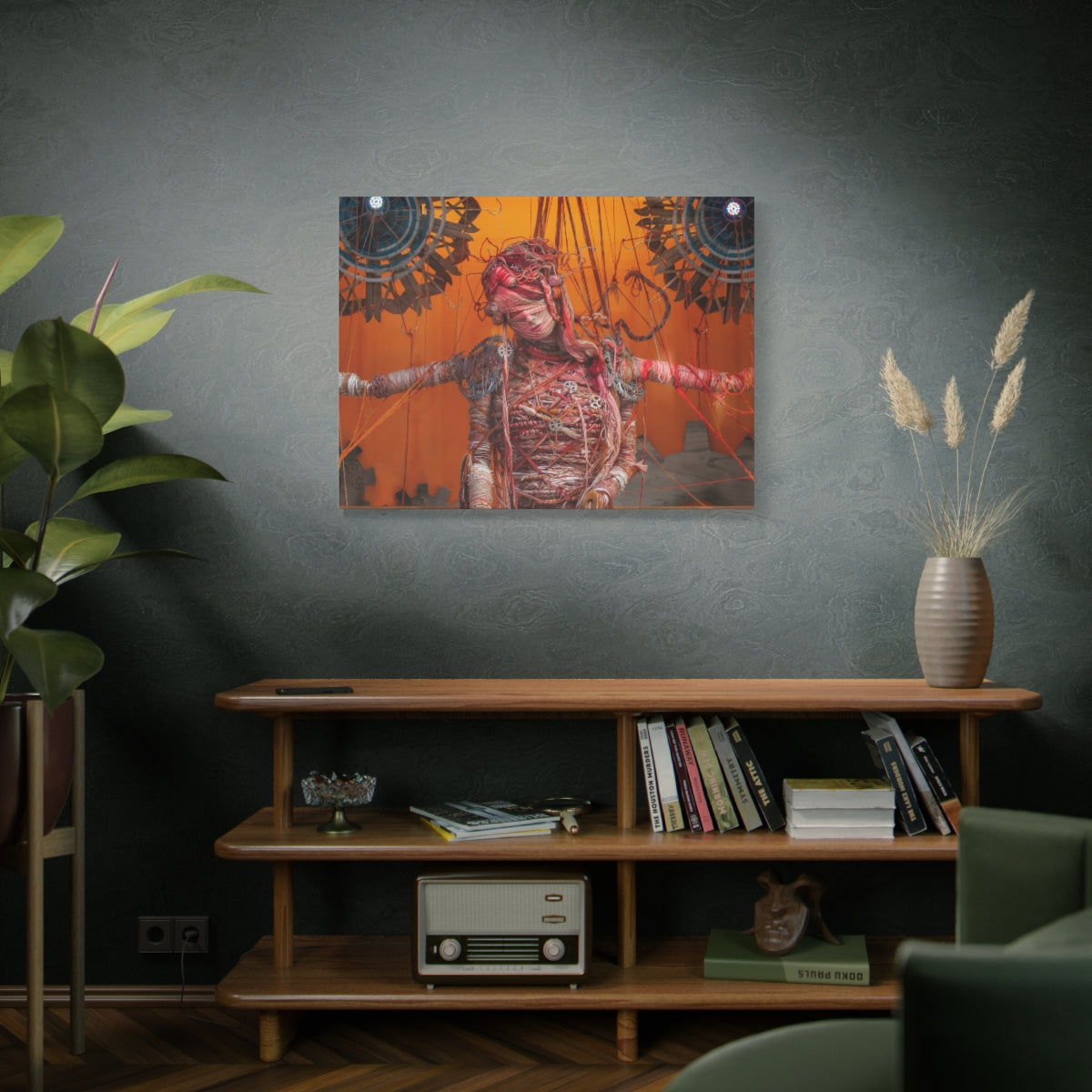 Steampunk Woman Matte Canvas Print - Ready to Hang Art