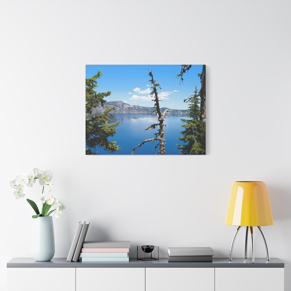 Crater Lake Oregon Matte Canvas Print - Ready to Hang Art